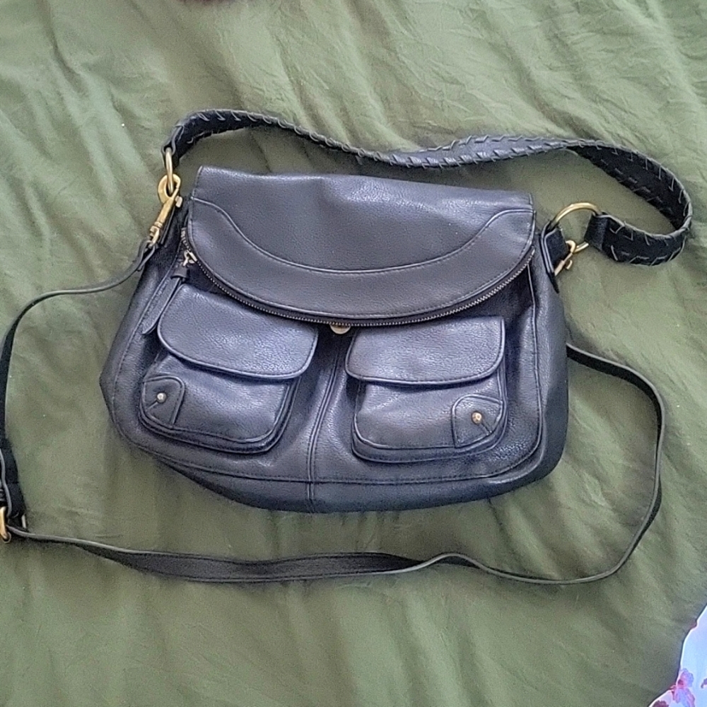 Black cross body bag